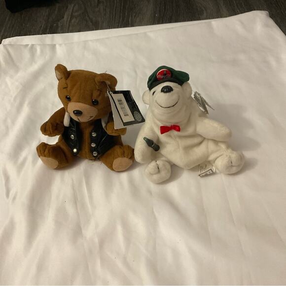 Coca Cola, Harley Davidson Care Bear and Battat Plush  Bear Dog Kidcore Xmas - Picture 3 of 13